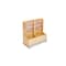 Rev-A-Shelf Maple Veneer, Light Brown, 8.5 in W, 18.87 in H, 18.75 in D, 18.75 in L, Light Brown 441-12VSBSC-1 - alternate 1